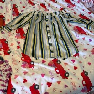 A. Byer Multicolor Striped Top